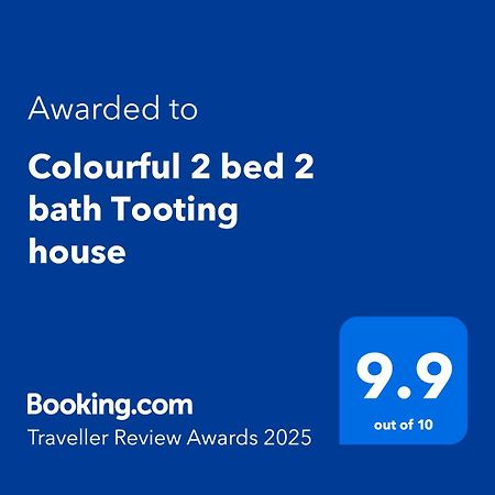 Colourful 2 Bed 2 Bath Tooting House Apartment Лондон Екстериор снимка